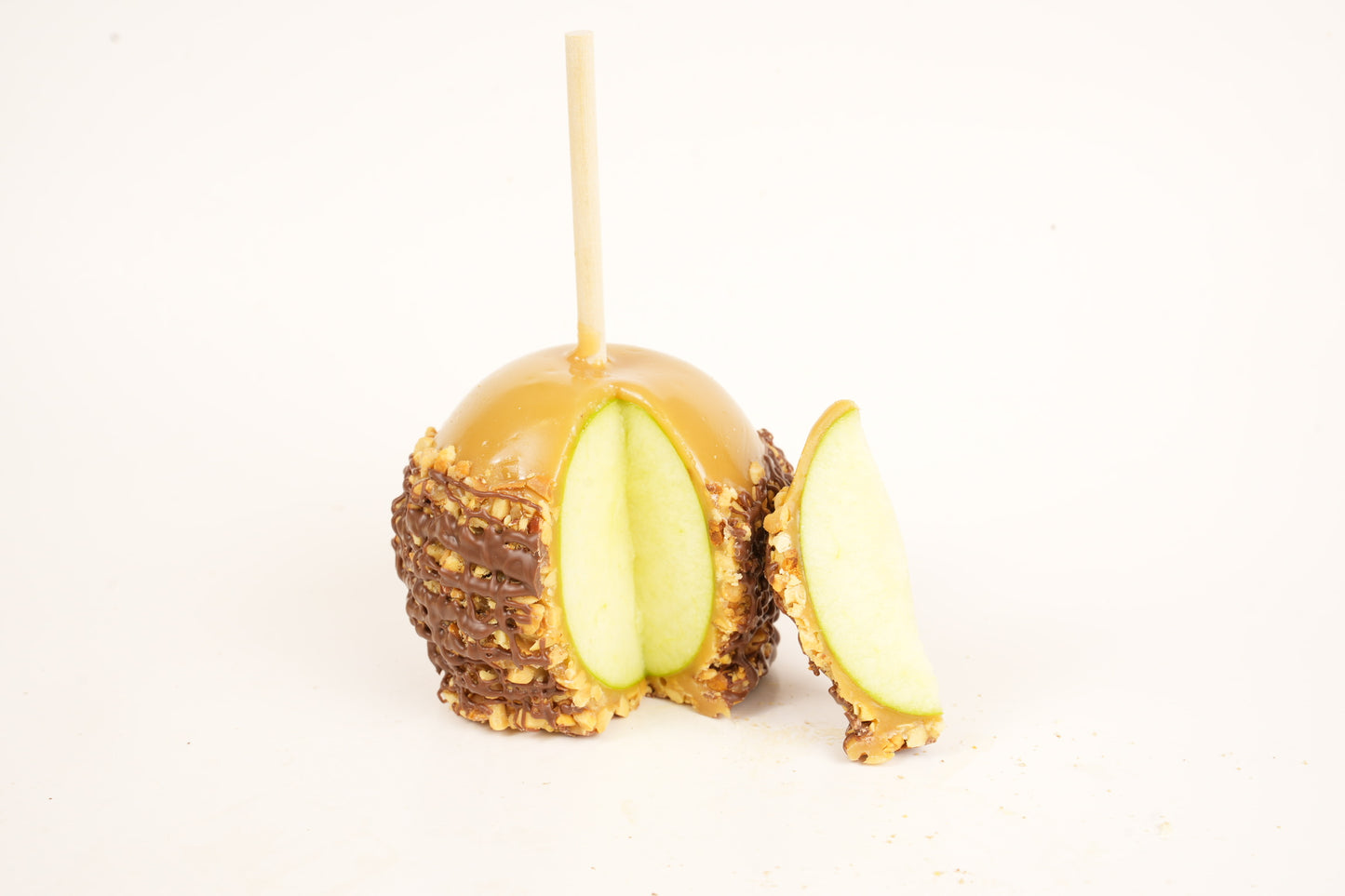 Milk Chocolate Peanut Caramel Apple